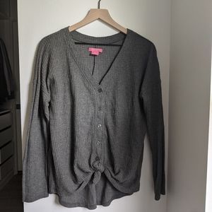 ❤️ Isaac Mizrahi women's long sleeve top much